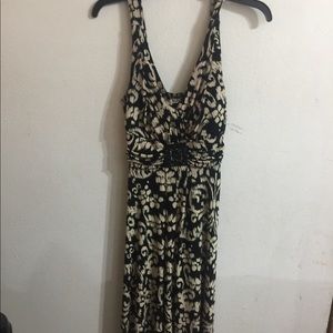 Very Awesome dress black and foam color